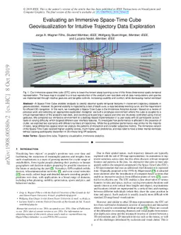 Evaluating an Immersive Space-Time Cube Geovisualization for Intuitive
  Trajectory Data Exploration