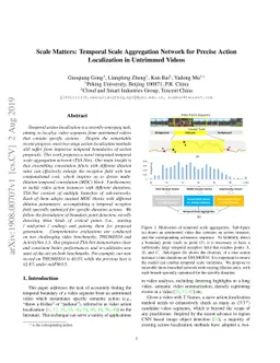 Scale Matters: Temporal Scale Aggregation Network for Precise Action
  Localization in Untrimmed Videos