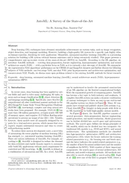 AutoML: A Survey of the State-of-the-Art