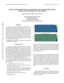 Sound source detection, localization and classification using
  consecutive ensemble of CRNN models
