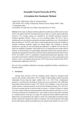 Ensemble Neural Networks (ENN): A gradient-free stochastic method