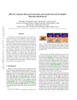 ARGAN: Attentive Recurrent Generative Adversarial Network for Shadow
  Detection and Removal