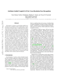 Attribute-Guided Coupled GAN for Cross-Resolution Face Recognition