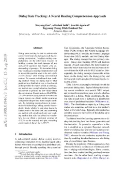 Dialog State Tracking: A Neural Reading Comprehension Approach