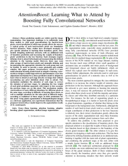 AttentionBoost: Learning What to Attend by Boosting Fully Convolutional
  Networks