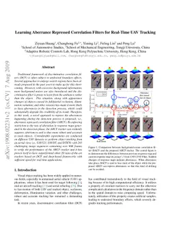 Learning Aberrance Repressed Correlation Filters for Real-Time UAV
  Tracking