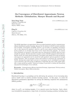 On Convergence of Distributed Approximate Newton Methods: Globalization,
  Sharper Bounds and Beyond