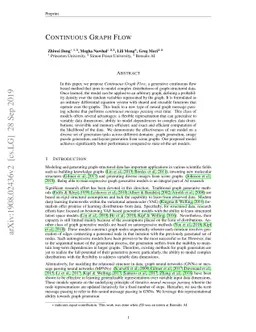 Continuous Graph Flow