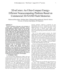 3D-aCortex: An Ultra-Compact Energy-Efficient Neurocomputing Platform
  Based on Commercial 3D-NAND Flash Memories