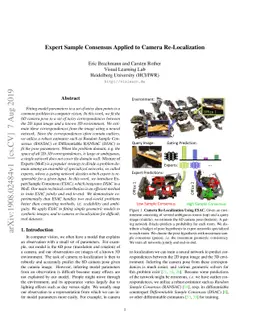 Expert Sample Consensus Applied to Camera Re-Localization