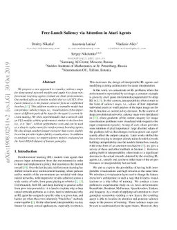 Free-Lunch Saliency via Attention in Atari Agents