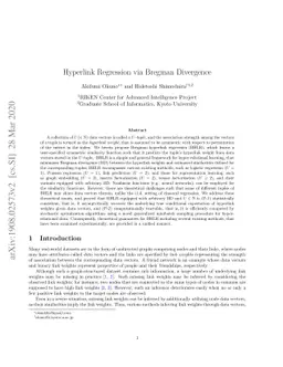 Hyperlink Regression via Bregman Divergence