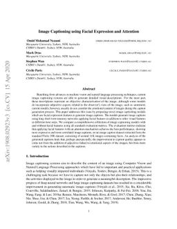 Image Captioning using Facial Expression and Attention