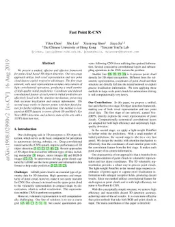 Fast Point R-CNN
