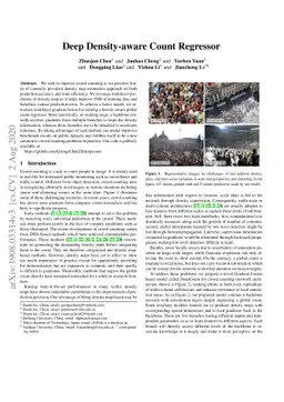 Deep Density-aware Count Regressor