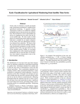 Early Classification for Agricultural Monitoring from Satellite Time
  Series
