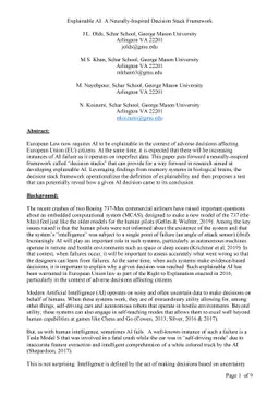 Explainable AI: A Neurally-Inspired Decision Stack Framework