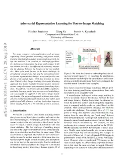 Adversarial Representation Learning for Text-to-Image Matching