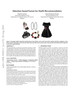 Attention-based Fusion for Outfit Recommendation