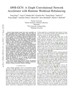 AWB-GCN: A Graph Convolutional Network Accelerator with Runtime Workload
  Rebalancing