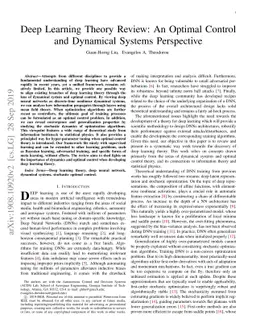 Deep Learning Theory Review: An Optimal Control and Dynamical Systems
  Perspective