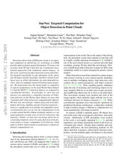 StarNet: Targeted Computation for Object Detection in Point Clouds