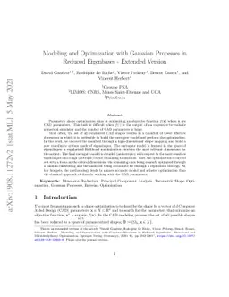Modeling and Optimization with Gaussian Processes in Reduced Eigenbases
  -- Extended Version