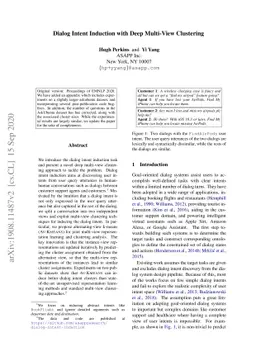Dialog Intent Induction with Deep Multi-View Clustering