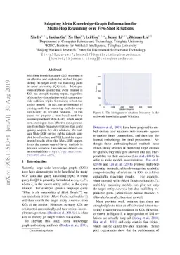 Adapting Meta Knowledge Graph Information for Multi-Hop Reasoning over
  Few-Shot Relations