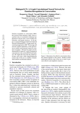 DialogueGCN: A Graph Convolutional Neural Network for Emotion
  Recognition in Conversation