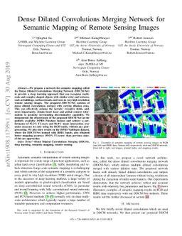 Dense Dilated Convolutions Merging Network for Semantic Mapping of
  Remote Sensing Images