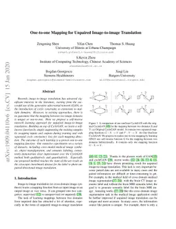 One-to-one Mapping for Unpaired Image-to-image Translation