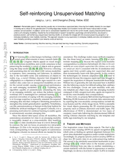 Self-reinforcing Unsupervised Matching