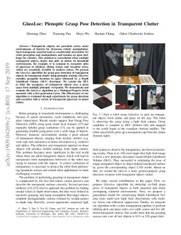 GlassLoc: Plenoptic Grasp Pose Detection in Transparent Clutter