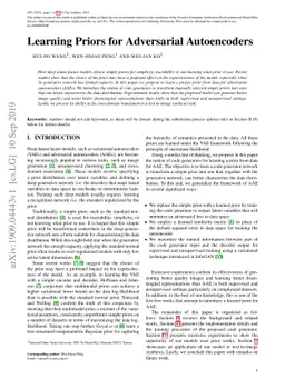 Learning Priors for Adversarial Autoencoders