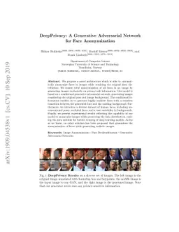 DeepPrivacy: A Generative Adversarial Network for Face Anonymization