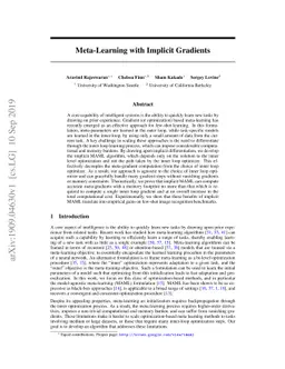 Meta-Learning with Implicit Gradients