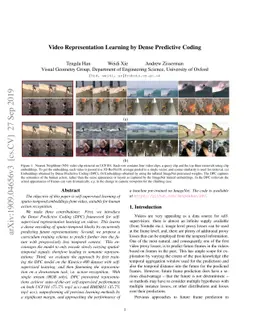 Video Representation Learning by Dense Predictive Coding