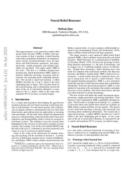 Neural Belief Reasoner