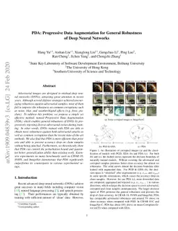 PDA: Progressive Data Augmentation for General Robustness of Deep Neural
  Networks