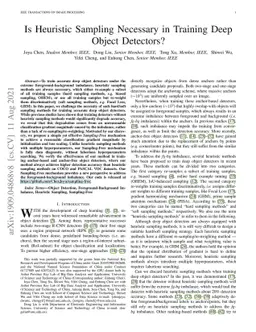 Is Heuristic Sampling Necessary in Training Deep Object Detectors?
