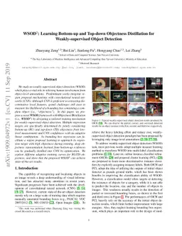 WSOD^2: Learning Bottom-up and Top-down Objectness Distillation for
  Weakly-supervised Object Detection
