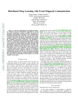 Distributed Deep Learning with Event-Triggered Communication