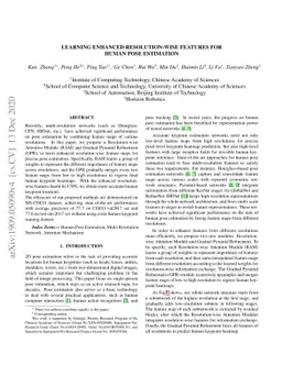 Learning Enhanced Resolution-wise features for Human Pose Estimation
