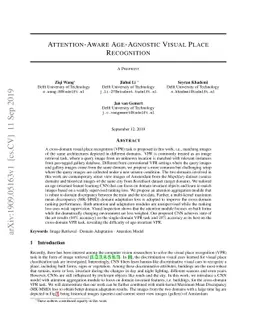 Attention-Aware Age-Agnostic Visual Place Recognition
