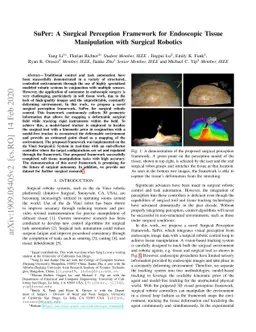 SuPer: A Surgical Perception Framework for Endoscopic Tissue
  Manipulation with Surgical Robotics