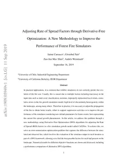 Adjusting Rate of Spread Factors through Derivative-Free Optimization: A
  New Methodology to Improve the Performance of Forest Fire Simulators