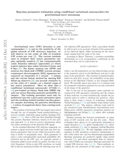Bayesian parameter estimation using conditional variational autoencoders
  for gravitational-wave astronomy