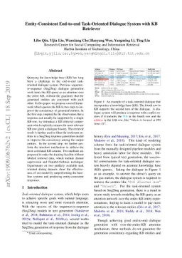 Entity-Consistent End-to-end Task-Oriented Dialogue System with KB
  Retriever