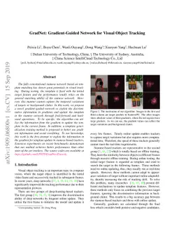 GradNet: Gradient-Guided Network for Visual Object Tracking